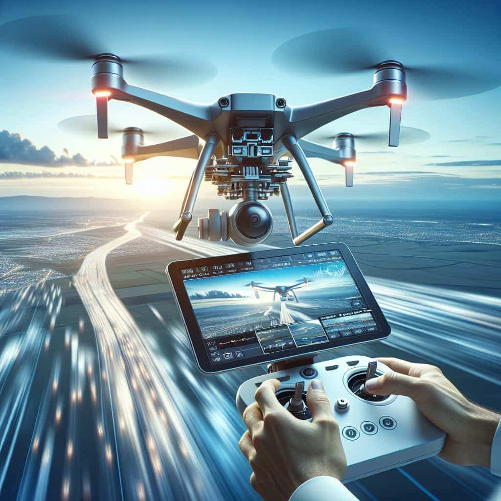 hyper realistic high resolution photo of drohnen videografie dienstleistungen