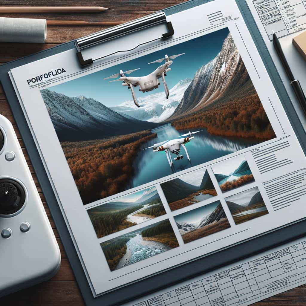 hyper realistic high resolution photo of drohnen videografie portfolio