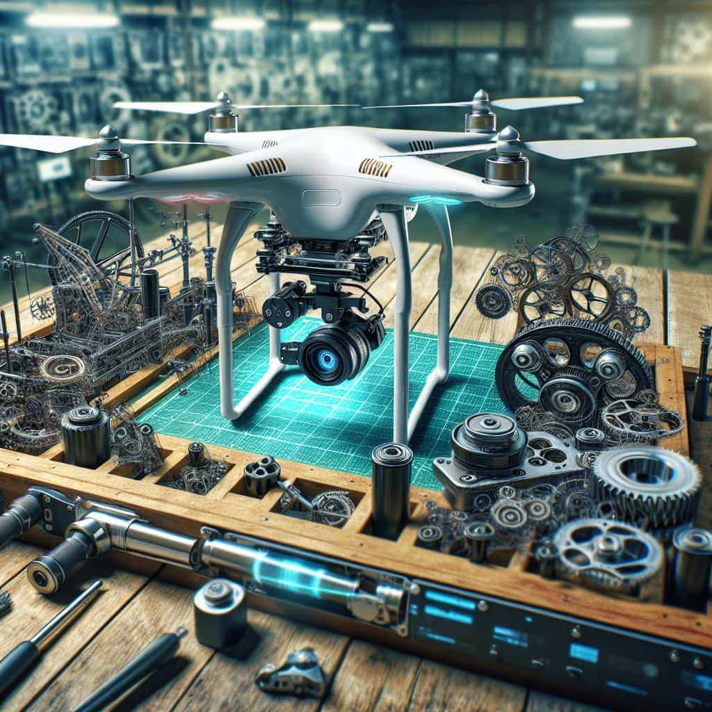 hyper realistic high resolution photo of drohnenfotografie ausruestung und techniken
