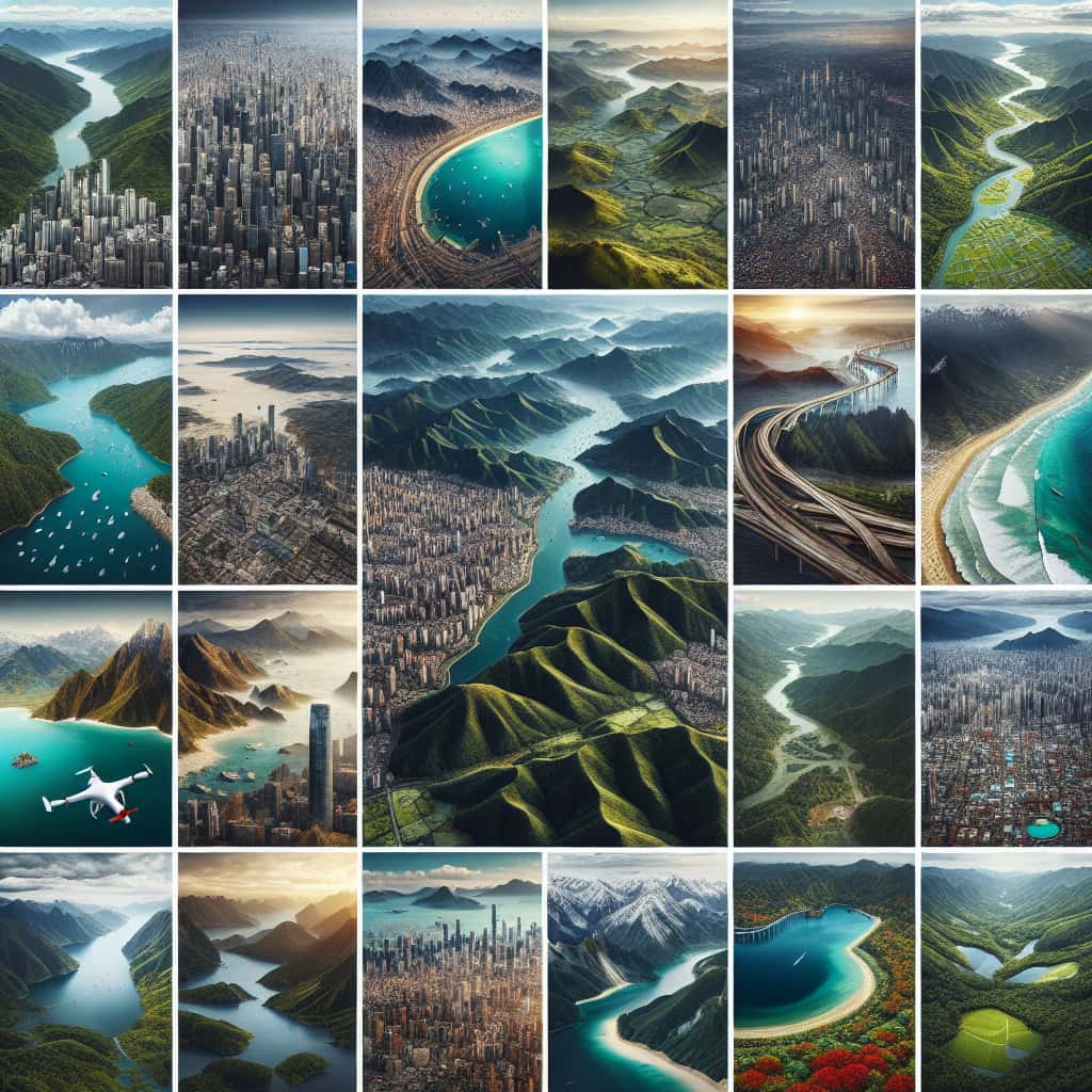 hyper realistic high resolution photo of drohnenfotografie portfolio